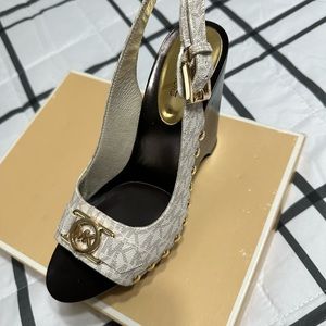 MK wedge shoes